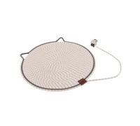 perfk Cat Scratching Mat Cat Scratching Board Protecting Furniture Cat Scratcher Pad for Indoor Cats Living Room Carpets Stairs, beige