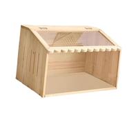 perfk Chicken Brooder Box Chicken Coop Incubator Sturdy Lightweight Wood Breeding Box for Birds Hamsters Ducks Chick Quails, 60x30x30cm
