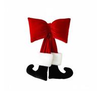 perfk Christmas Hanging Decoration Snug Holiday Stocking Ornament with Hanging Loop Stocking Tree Ornament for Window Displays, 40CM