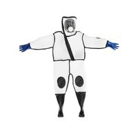 perfk Complete Body Coverage Bee Protection Suit With Hooded Face Visor And Built In Gloves For Beekeeping Outdoor Work, 165-170