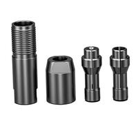 perfk Converts The Threaded Adapter for Angle Grinding to Straight Grinding. 3 Mm to 6 Mm Conversion Accessory for Grinding and Cutting, 4pcs