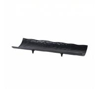 perfk Decorative Tray Boat Shape Tray Fruit Bowl Serving Platter Centerpiece Aluminum Hammered Texture Retro Rustic Finish, Large 58 19 H6cm, D-Style with Feet, Black