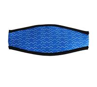 perfk Diving for Scuba And Snorkeling with Head Strap, Navy Wave