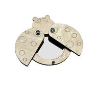 perfk DIY Busy Board Part Fine Motor Skill, Teaching Aids, Sensory Board Busy Board Accessories for Boys Girls Kids Kindergarten, mirror
