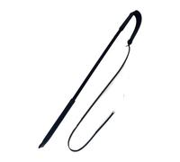 perfk Dog Discipline Whip Rod Wand Pet Obedience Correction Tool Teaser for Chasing Chewing, Black
