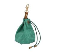 perfk Dog Treat Pouch Puppy Training Practical Drawstring Dog Treat Bag Fanny Pack for Training Travel Pet Puppy Walking, green