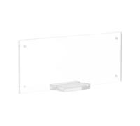 perfk Dollar Bill Frame Dollar Bill Holder Sturdy Tabletop Ticket Protector Paper Money Frame for Banknotes Collecting Accessories