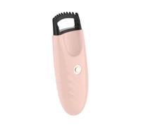 perfk Electric Eyelash Curler Curling Eye Lash Clip 300mAh Longlasting Curl Electric Heated Comb Ironing Curler for Travel Home, Pink