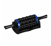 perfk Electric Massage Roller Vibration Roller Foot Massager Body Roller Recovery Tool with Rolling Comfort to Ease Deep Muscle Tension Suitable for Sore Calves Foot Fatigue Daily, Blue