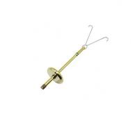 perfk Fishing Fly-Fishing Winding Tool Handheld Hooked Wire Head Cord Tightener Line Guide Fly-Fishing Accessory Suitable for Angler Work Fishing Trips, Disc Twister
