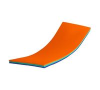 perfk Floating Mat Lounge Cushion Mat Pool Blanket Portable Relaxing Pad XPE Cotton for Swimming Park Family Party Holiday Design, Orange Green Blue