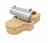 perfk Foot Correction Wooden Foot Exerciser with Curved Silver Plate and Screw Fasteners for Controlled Stretching Suitable for Daily Mobility