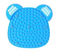 perfk Foot Massage Pad,Sensory Pad,Reflexology Walk Stone Road,Acupoint Mat for Home Elderly Students Gifts for Parents or Friends, Blue