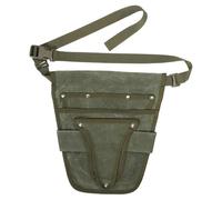 perfk Gardening Tools Belt Tool Waist Pouch Utility Belt Apron Garden Waist Belt for Plumbing, Green