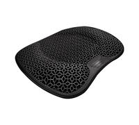 perfk Gel Seat Cushion, Lightweight Chair Pad, Honeycomb Design Butt Cushion for Sitting, Office, Black