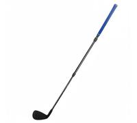 perfk Golf Practice Club With Adjustable Chipping Club Telescopic Shaft Aluminum Alloy Structure Training Function Suitable for Beginner Indoor Outdoor, Blue
