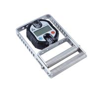 perfk Grip Strength Hand Dynamometer Tester Force Meter Device With Clear Electronic Screen And Anti Slip Knurled Grips 304 Stainless Steel Build For training at home in testing