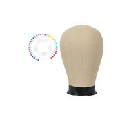 perfk Hat Display Mannequin Head Manikin Head Canvas Block Head Hairpiece Display Model for Halloween Hat Hat Headphones Jewelry, 53cm head