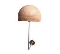 perfk Hat Rack With Dome Hat Holder Wall Hook Coat Hanger Wood and Iron Frame Protects Hat Shape With Semi detachable for easy moving suitable for hallway foyer bedroom storage