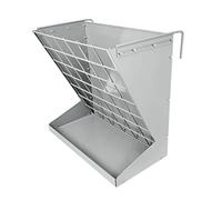 perfk Hay Rack Breeding Feeder Universal Storage Container for Livestock Farm Large Grain Tray Hay Feeder for feed Trough