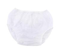 perfk Incontinence Cover Pant, Adults Diaper Cover, Elastic Reusable Washable Brief, Pull on Underwear for Old People, Lady, L