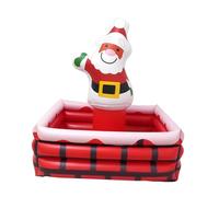 perfk Inflatable Christmas Food Drink Holder Buffet Salad Serving Tray Beverage Drinking Container for Graduation