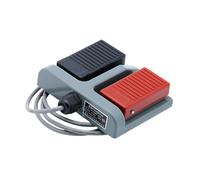 perfk Instant Double Pedal Switch Double Pedal Footswitch for Stamping Machine, 2M Wire without USB