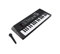 perfk Kids Piano Keyboard Instrument Toy Musical W/Mic Portable Multifunctional 37 Key Music Electronic Keyboard Children Toy Gift, Black