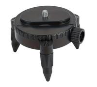 perfk Level Adapter Rotating Base 1/4 and 5/8 Interfaces Lightweight Professional Micro Adjustment