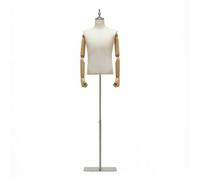 perfk Mannequin Display Stand Torso Form Dress Form Bust Display Body Form With Dress Form Shape For Accurate Draping Suitable , color to 10 , Package 3 Includes Pants Rack And Shoe Rack