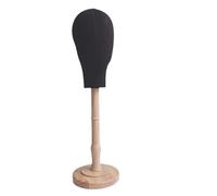 perfk Mannequin Head Wig Stand with Headdress, Headphone/Hat Holder, Cap Storage Rack for Shopping Malls, Personal Use And The, Tall