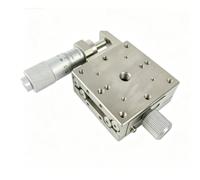 perfk Manual Linear Guide XY Compact Mechanical Stage Linear Stage Ball Sliding Stage With Fine Adjustment Knobs For Controlled Displacement In Optical Setups Lab Fixtures Prototyping