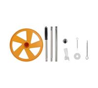 perfk Marker with Wheel, Field Chalk, Painter, Ergonomic, Multifunctional Marking Tool for Running Tracks, Softball