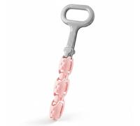 perfk Massage Roller Back Massager Massage Stick Trigger Point Roller Polypropylene Function Suitable for Between Shoulder Region Spine Pathway, Pink