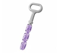 perfk Massage Roller Back Massager Massage Stick Trigger Point Roller Polypropylene Function Suitable for Between Shoulder Region Spine Pathway, Purple