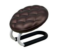 perfk Meditation Stool, Prayer Bench Chair Kneeling Bench, Ergonomic Meditation Bench Seat for, Praying, Home, Studio, Kneeler, Brown