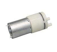 perfk Miniature Vacuum Pump Air Pump Vacuum Generator Suction Pump Hose Outlets On Single Head With Cylindrical Metal Motor Suitable for DIY Projects Bench, 6-12V