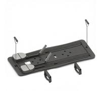 perfk Multifunctional Exercise Board Space-Saving Foldable Exercise Board with Sliding Tracks Low-Impact for Stretching