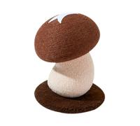 perfk Mushroom Cats Post, Cat Climbing Pole, Grind Claw Cat Interactive Toy, Cat Scratch Pillar, Sisal Scratch Post for Indoor Cats, S