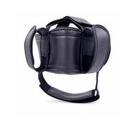 perfk Neck Training Cap Neck Harness Head Gear Exercise Helmet Support Adjustable Resistance Padded Broad Side Supports PU Leather Nylon Iron Sand suitable for fitness workouts athletes