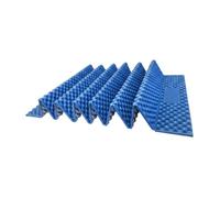 perfk Outdoor Insulation Pad Foldable Foam Camping Mat Lightweight IXPE Sleeping Pad Resistant Surface Honeycomb Texture Suitable for Wilderness Outdoor Sleeping Backpacking, Blue