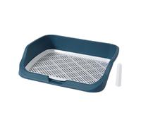 perfk Pet Toilet Mesh Grids Toilet Keep Paws and Floors Clean Dog Potty Pad Pet Training Pads Holder for Other Pets Bunny Puppy, Green
