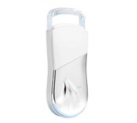 perfk Portable Eyelash Curler Heated Lash Curler Electric Eyelash Curler Eyelash Lifter with Guard Shell Smooth Curve Shielded Top Side Button C Indicator Suitable for Makeup on the go, White