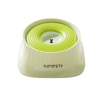 perfk Portable Pet Drinking Bowl (1500 Ml) - Ideal for Use in The Car - for Medium-sized Dogs And Kittens That Tend to Spill, Green