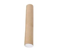 perfk Poster Tubes for Mailing Protector Tube Postal Tube Cardboard Packaging Long Cardboard for Blueprint Art Paintings Document Shipping, 70cm