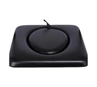 perfk PU Commode Seat Cushion Toilet Cushion for Bedside Commodes Shower Wheelchairs Universal Fit Soft Pad for Bedridden Disabled, Round Hole Seat Pad