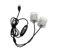 perfk R260 Cylinder Vibratory Motor 4200 RPM USB Vibrating Motor 0.8A for Massage Cushion