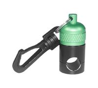perfk Regulator Hose Holder for Scuba Diving, Keeper for BCD with Quick Release, Green