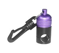 perfk Regulator Hose Holder for Scuba Diving, Keeper for BCD with Quick Release, Purple