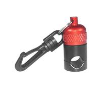 perfk Regulator Hose Holder for Scuba Diving, Keeper for BCD with Quick Release, Red